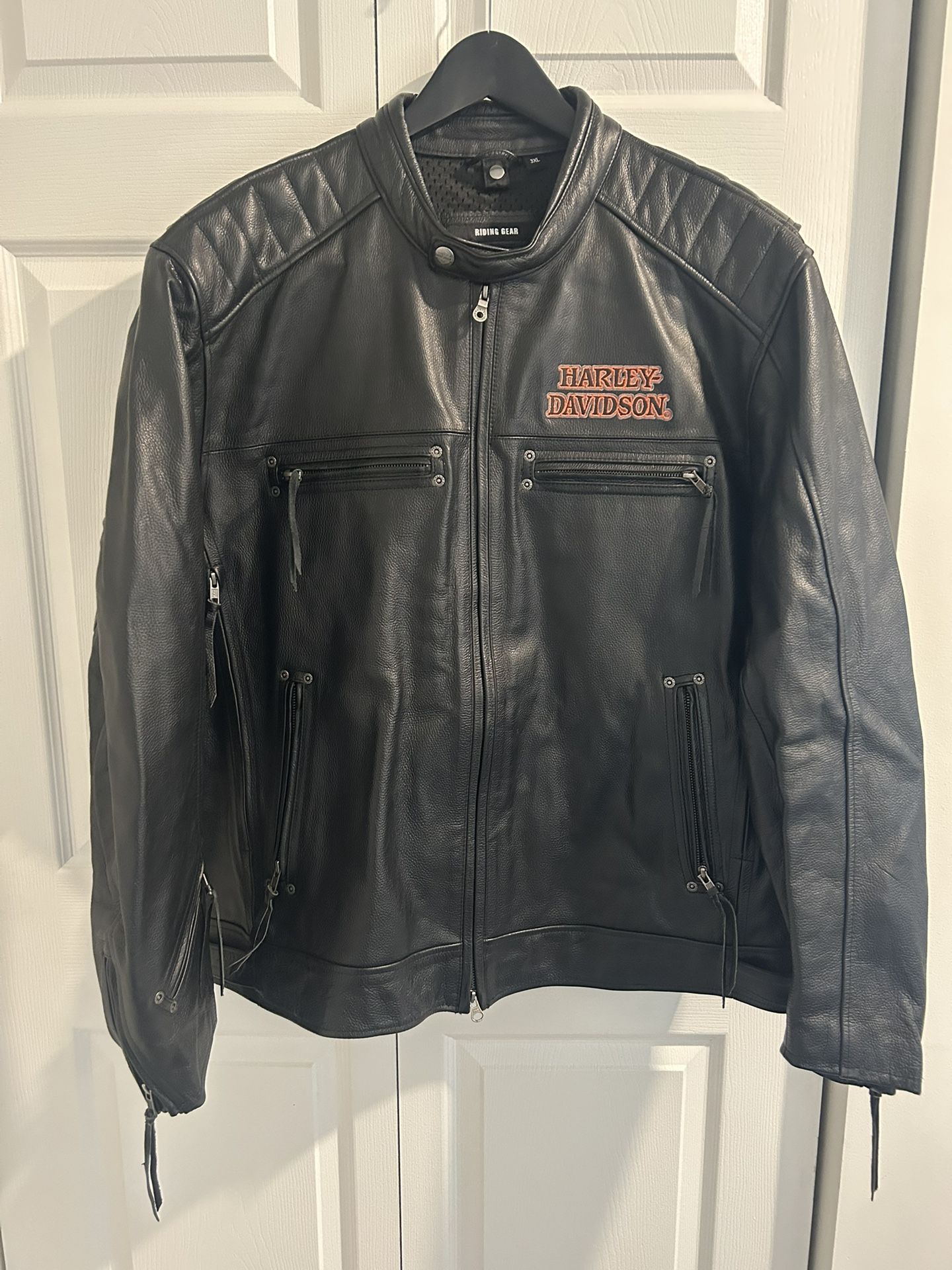 Harley Davison leather riding jacket - 3xl
