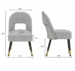 Set of 4 Upholstered Dining Chair
