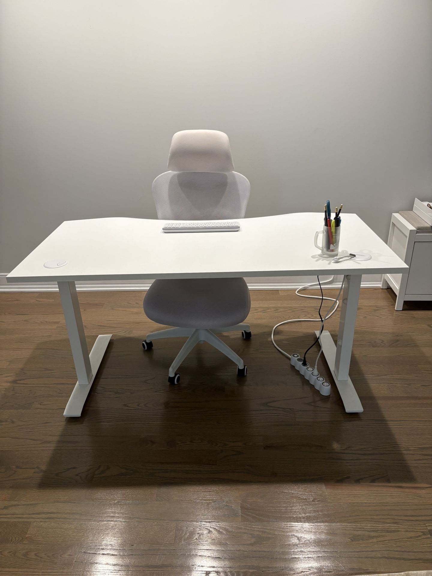 Adjustable Desk And Office Chair