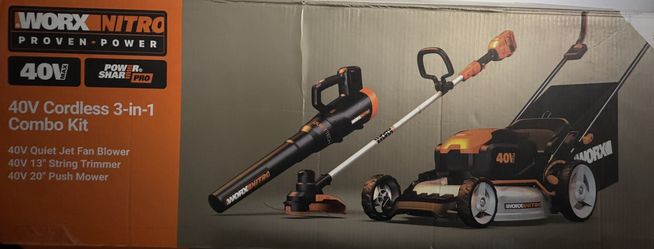 Worx Lawn Mower Combo