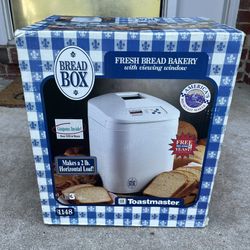 NEW - Toastmaster Bread Box Bread Maker