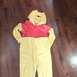 Winnie The Pooh Halloween Costume Womens Large 12/14 Adult WARM