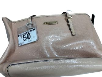 Michael Kors Oa-1712 Beige / Tan Purse / Handbag