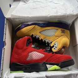 Jordan retro 5 sneakers size 9 men
