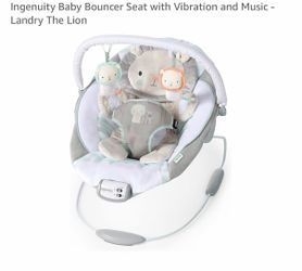 Baby vibrating bouncer