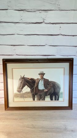 James BAMA Paul Newman As Butch Cassidy Signed Limited Edition Western Art