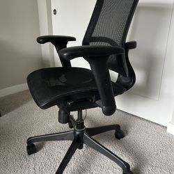 WorkPro 1000 Series Ergonomic Mesh/Mesh Mid-Back Task Office Chair, Black/Black, BIFMA Compliant