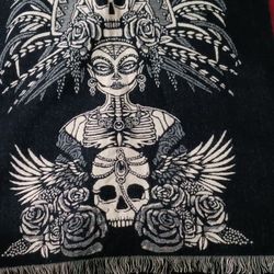 Dia De Los Muertos Poncho