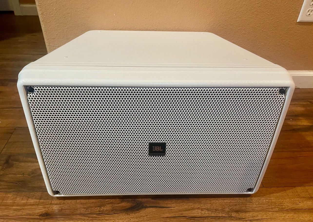JBL Control SB2210-WH Dual 10" Compact Subwoofer White