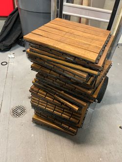 Wooden tiles