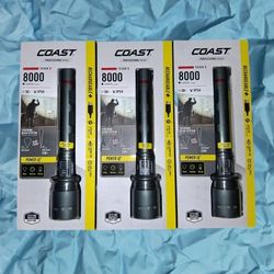 COAST FLASHLIGHTS 8000 LUMEN