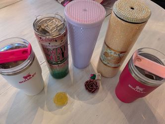 Lot of 5 cups including Stanley