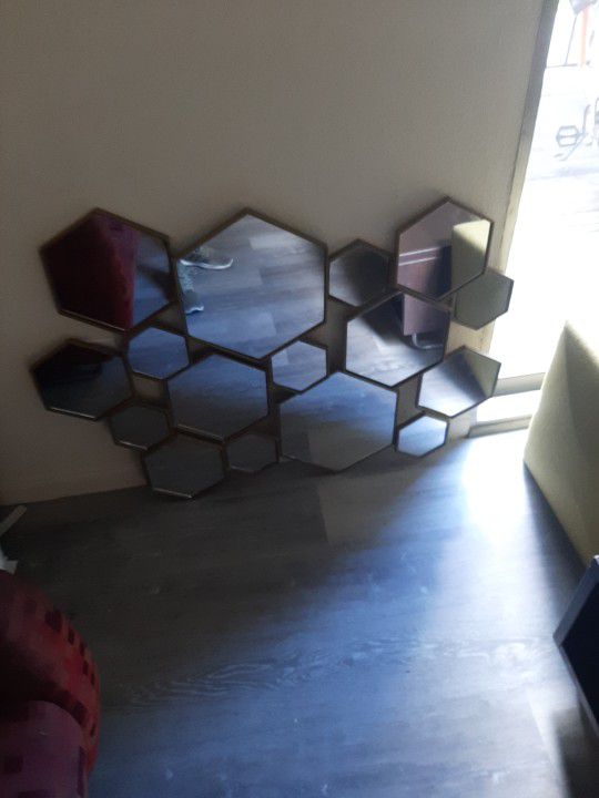 Honey Cone Wall Mirror