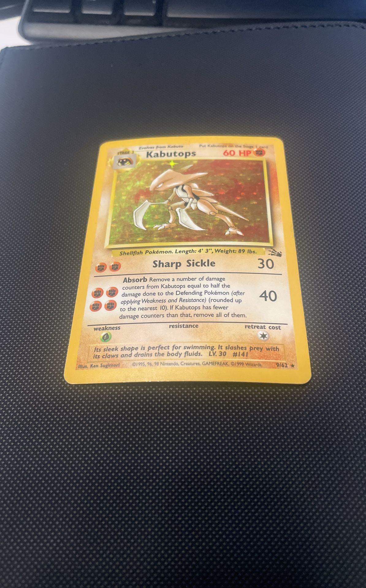 Kabutops Fossil 9/62