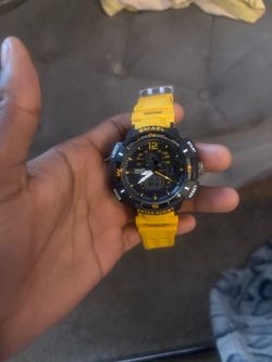 SMAEL Sport Watch Yellow and Black