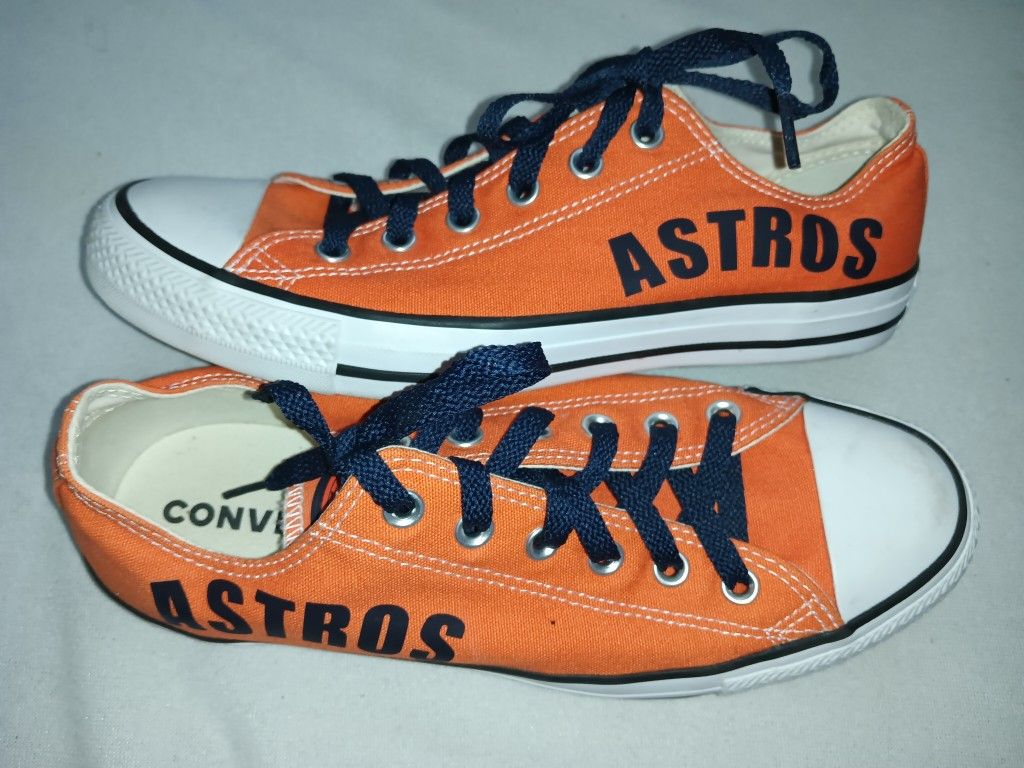 Astros Converse Men's 8 Women's 10