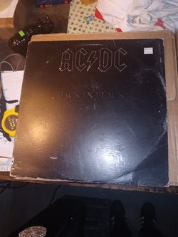 AC>DC Back In Black vinyl