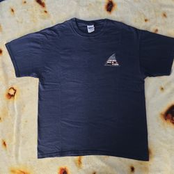 Black Fin Company Shirt Size XL