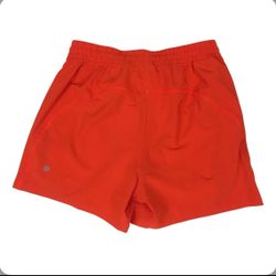 Lululemon Pace Breaker Shorts Mens Medium M Orange 5” Unlined Gym Running Yoga