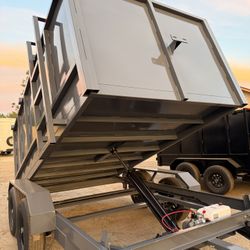New  8x4x12  Hydraulic Dump Trailer 🔥