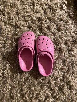 Pink Crocs 