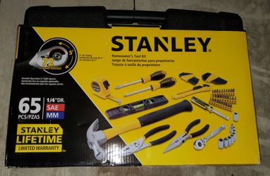Stanley 65 Piece Homeowners DIY Tool Kit