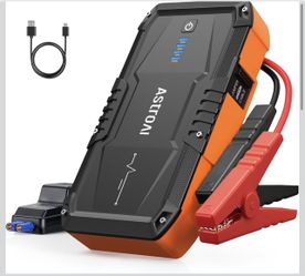 AstroAI Arrancador de batería de coche S8, batería de arranque de coche de 1500 A pico para motores de gasolina de hasta 6.0 L y 3.0 L, caja de salto 