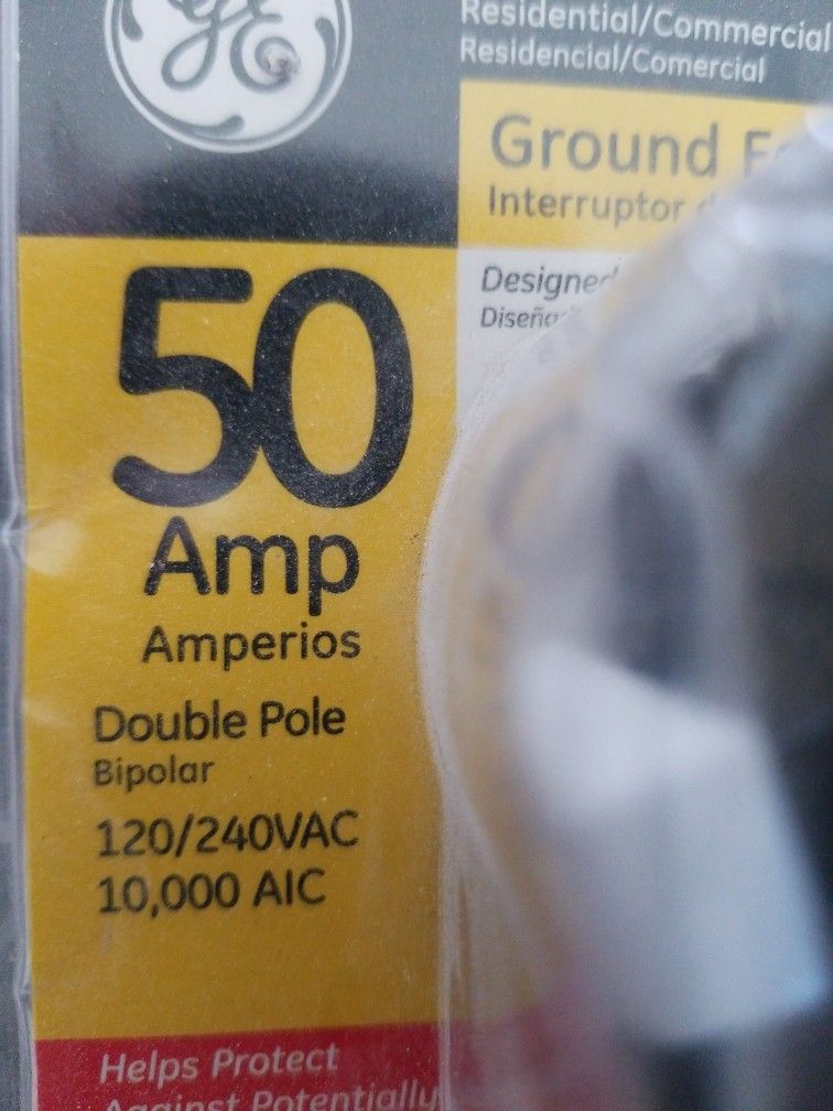 GE 50 Amp GFCI