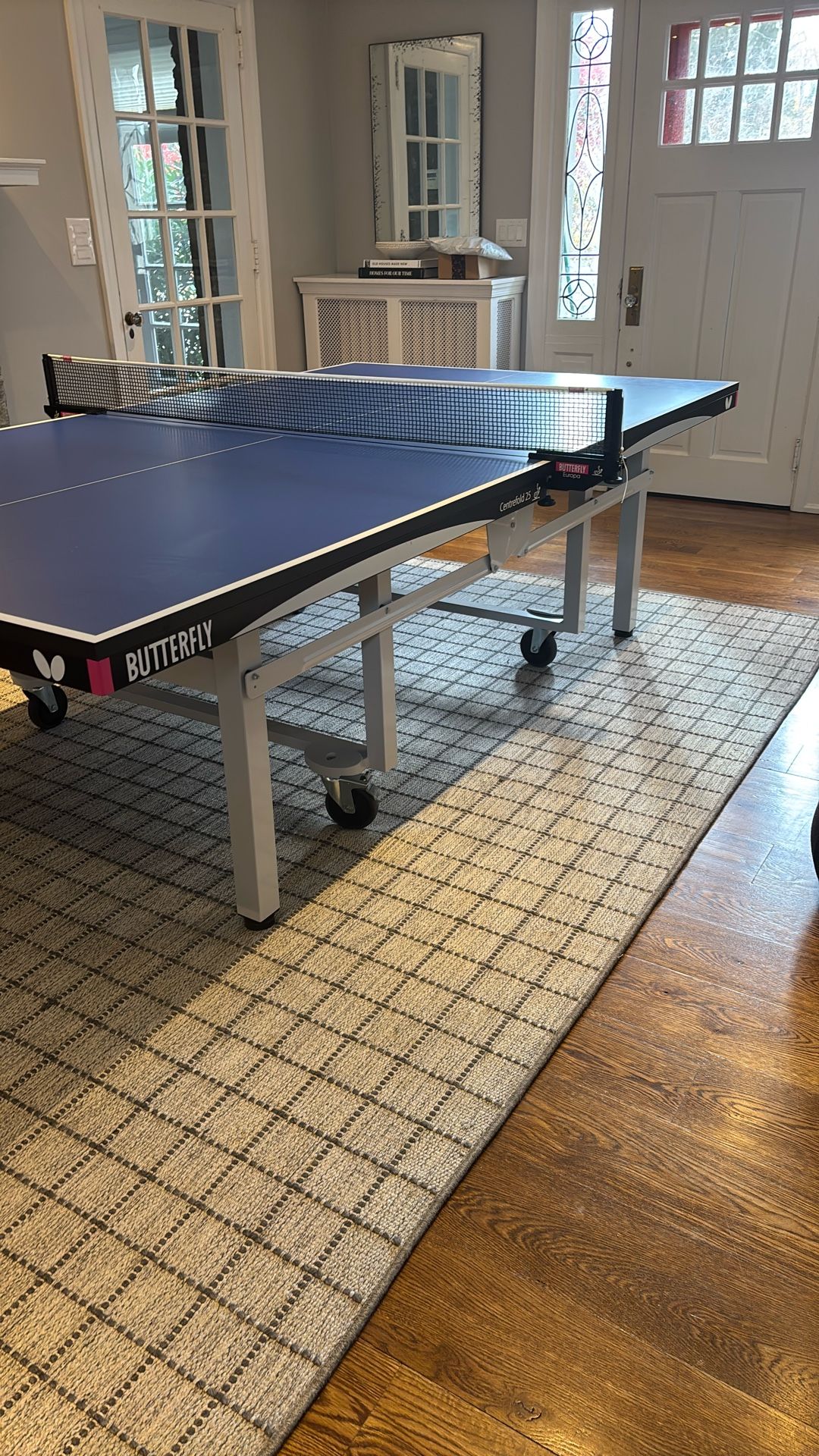 Used-Great Condition Butterfly Centrefold 25 Ping Pong Table In blue