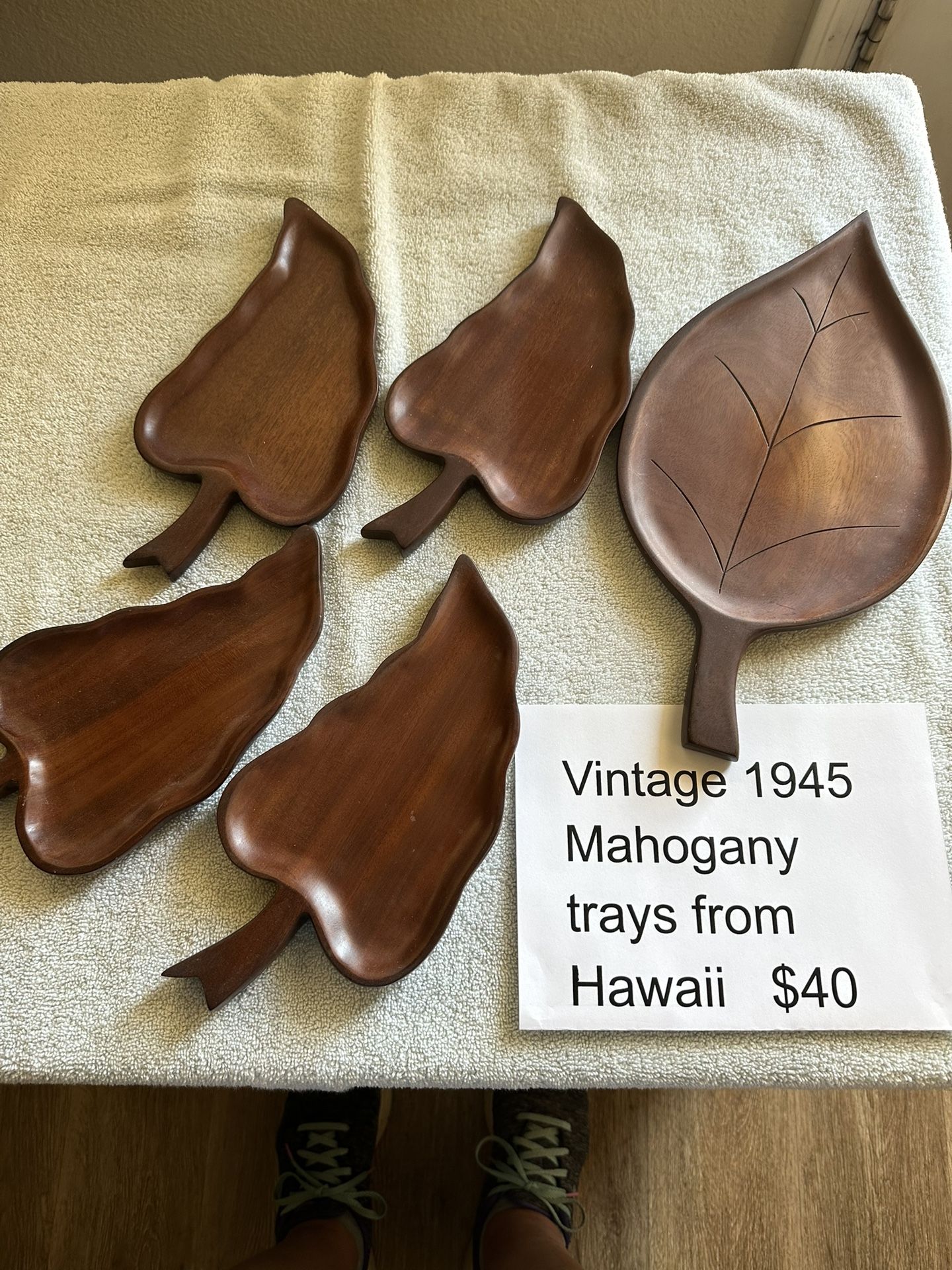 Vintage Wood Trays
