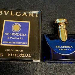 Splendida Tubereuse Mystique Eau de Parfum Women, Bvlgari, 0.17 oz New