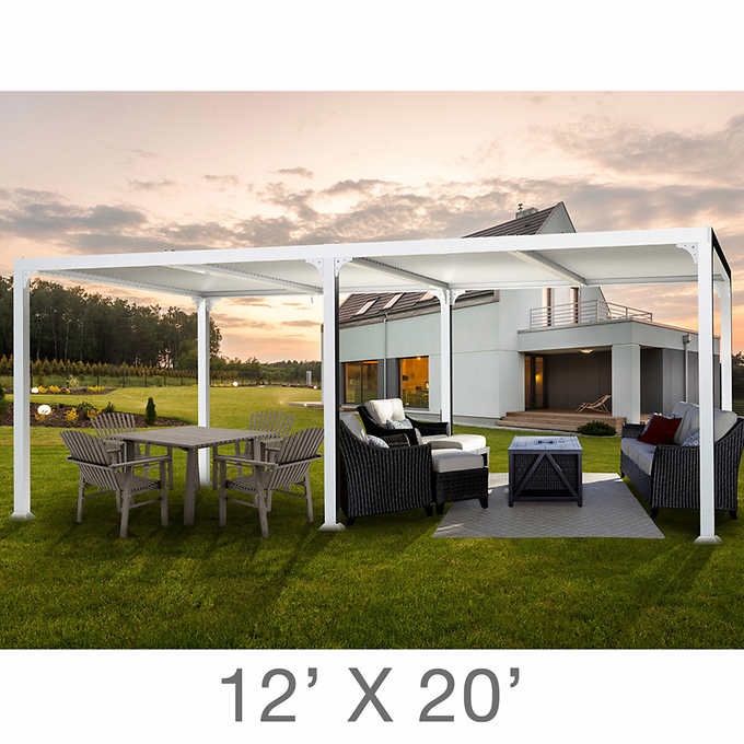 12' × 20' Novara Pergola PR$4 with Structure Roof