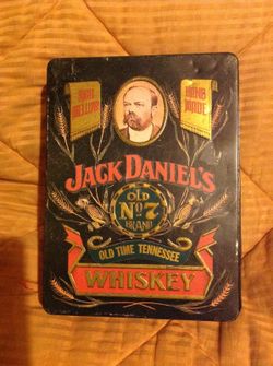 Vintage Jack daniels old no. 7 tennessee whiskey advertising tin