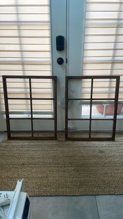 Glitzhome Wooden Window Frames