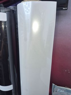 Pearl white , blanco perla, vinyl wrap.gloss, material para forrar carros. By the yard