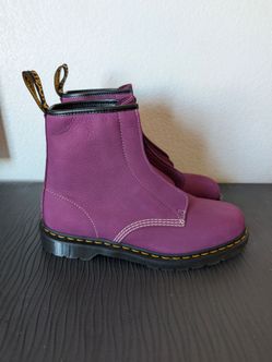 Dr. Martens 1460 Laceless Purple Nubuck Boots Men Size 12
