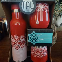 TAL 3 PC. Tumbler Set for Hot and Cold Drinks. *New in Box* Great for a Gift!