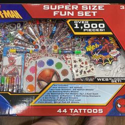 Spider Man Art Kit. Perfect For Easter Basket Or Any Occasion