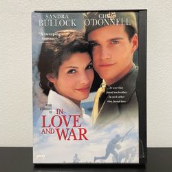 In Love And War DVD Movie Sandra Bullock Chris O'Donnell 90s Romance 1999