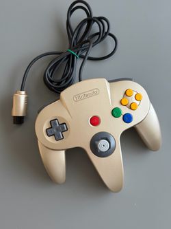 Gold Controller Tight Stick TESTED* Nintendo 64 N64 Limited Special Edition