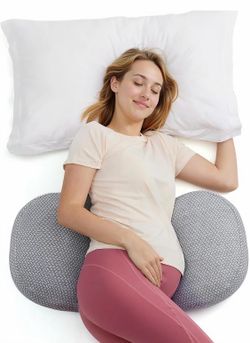 Portable Pregnancy Pillow – Adjustable W‑Shaped Maternity Support