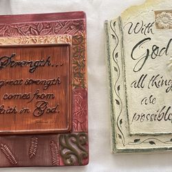 Religious Plaques $5 ea