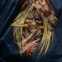 4XL Blue Naruto Hoodie ( DD Consuming Seal)
