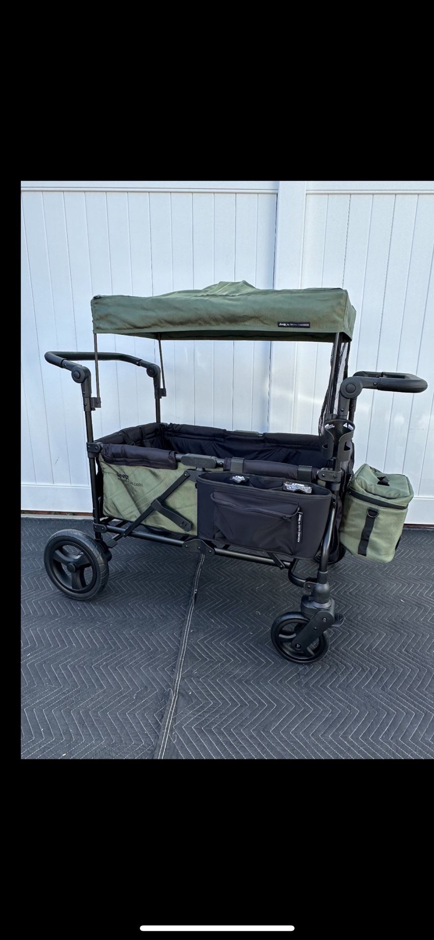 Wagon/ Jeep Wrangler Deluxe Stroller Wagon/ Jeep/ Stroller/ Baby/ Kids/ Sports/ Beach/ New