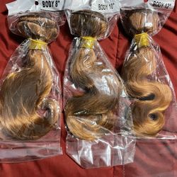 Bundles Human Hair 08 10 12 Inch Body Wave 30 Light Brown 
