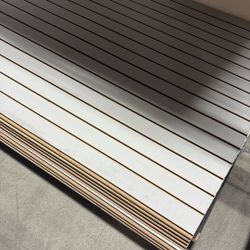Slatwall Panels NEW White - Black -Gray - Maple