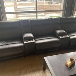 Three Recliner Sofa