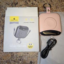 4 in 1 portable iwatch/iPhone charger 10,000mah