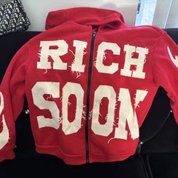 “RICH SOON” Red Jacket 