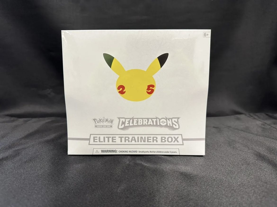 Pokémon Cards Celebrations Elite Trainer Box ETB